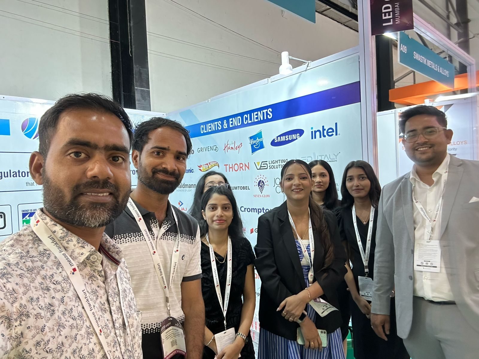 DGC team with visiting delegates at the expo